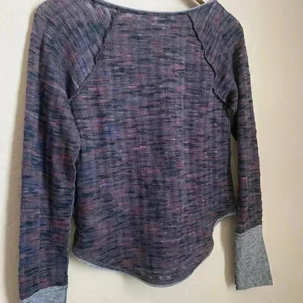 Free People Space Out Long Sleeve‎ Knit Top Small